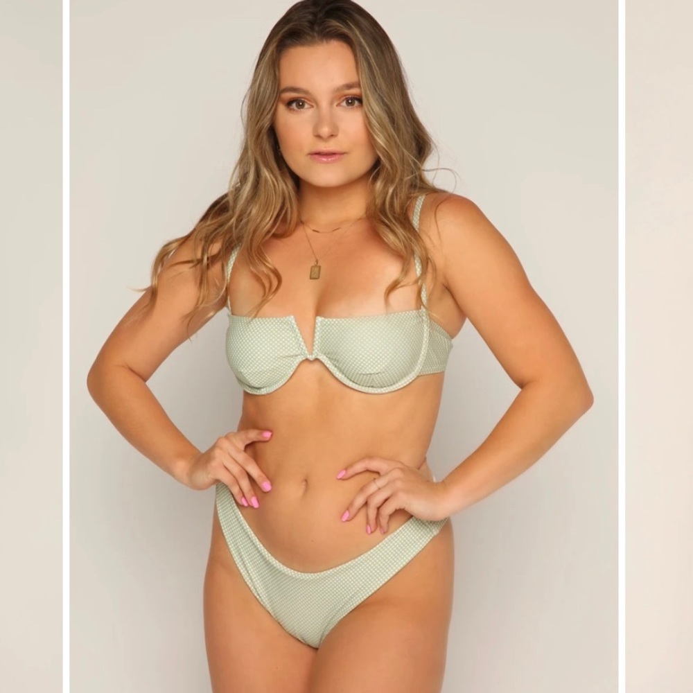 Sunny Bunny Swim LA Sofia Bikini Set Medium NWT